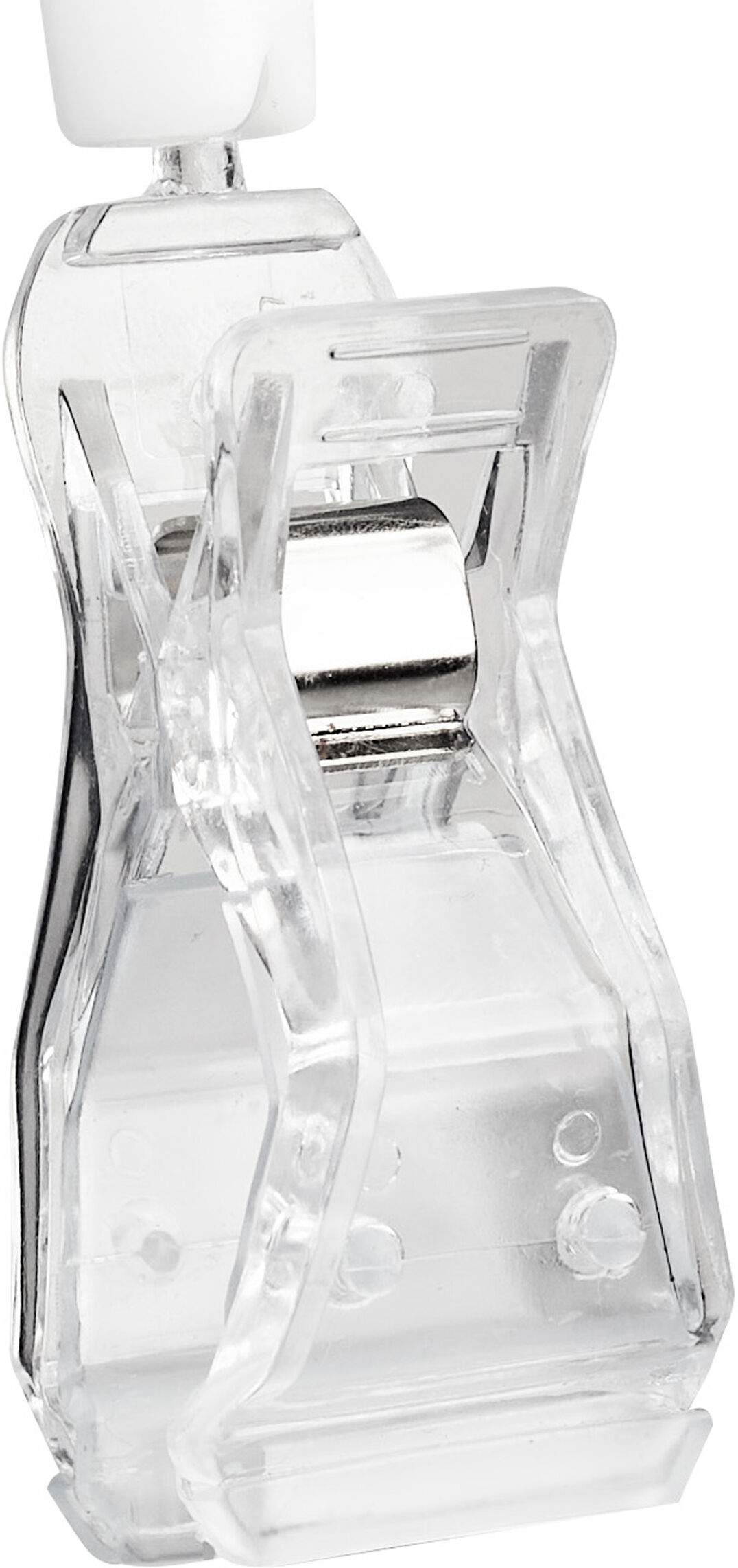 SPRINTIS 10 Unités - Pince porte-étiquette avec grande pince et porte-étiquette de prix transparent, PS