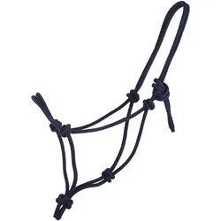 QHP Knotenhalfter Basic navy , Größe: Cob