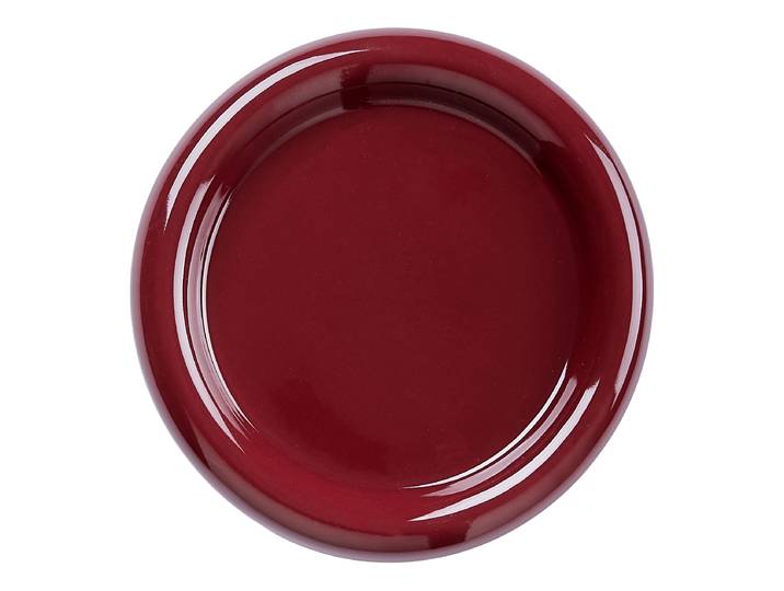 Frühstücksteller GROOVE Ø 17cm Rot/Burgunderrot