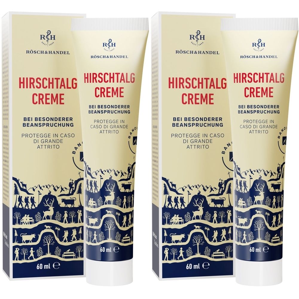 Hirschtalgcreme Roesch x2 2x60 ml Creme