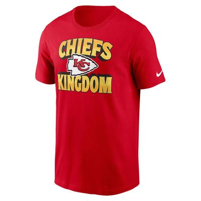 T-Shirt NIKE "Nike T-Shirt Kansas City Chiefs Nike Endzone Score", Herren, Gr. L, rot, 100% Baumwolle, Shirts T-Shirt