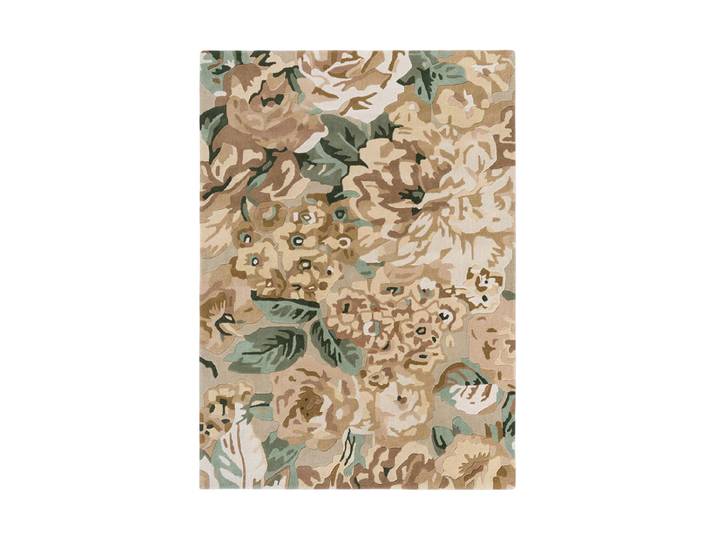Designer Teppich „Rose & Peony“ - handgetuftet, aus 100% reiner Schurwolle Birch 170 x 240 cm Sanderson