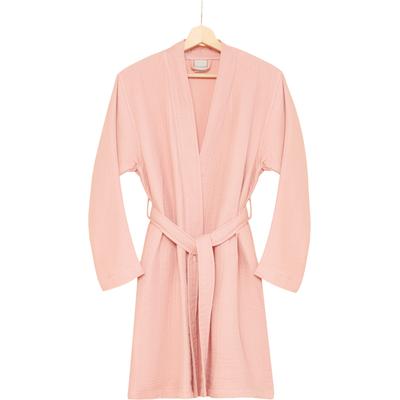 Morgenmantel EGERIA "Harmony Kimono" Gr. S, rosa (rose), S/M, N-Gr, Baumwolle, Hausmäntel, Mussselinstoff