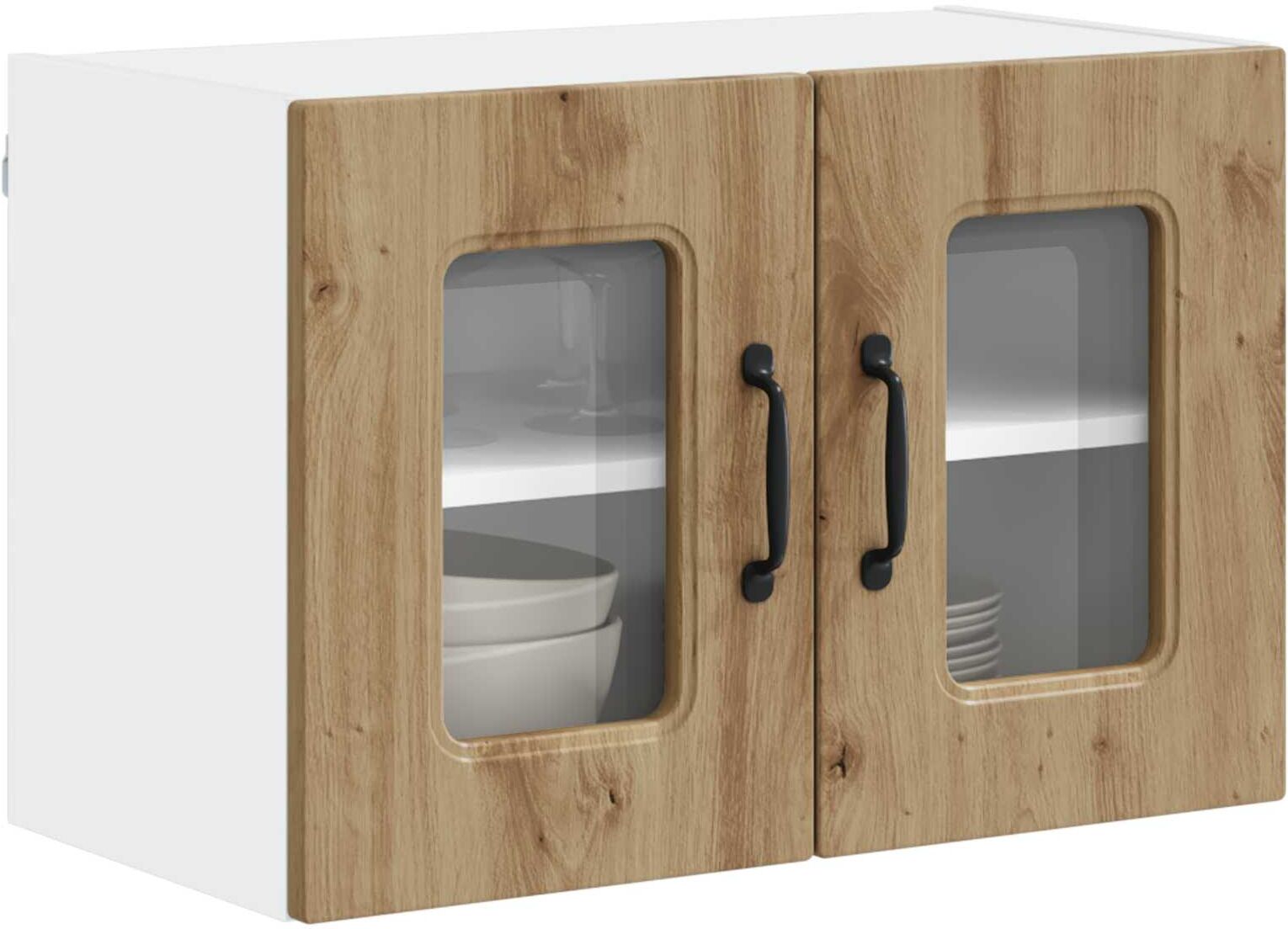 vidaXL Panneau de lave-vaisselle Kalmar Chêne artisanal