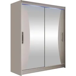 SCHWEBETÜRENSCHRANK Westa IX, mit RGB LED Beleuchtung
