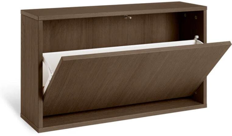 Schuhschrank "ReCollector Shoe Box Narrow Dark Oak", braun, B:70cm H:40cm T:20cm, Schränke, Schuhschrank braun B/H/T: 70cm x 40cm x 20cm