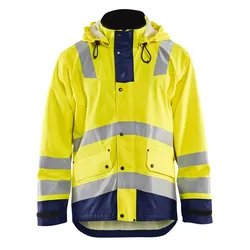 Warnschutz-Regenjacke "4302" Level 2 - XS - gelb/marine