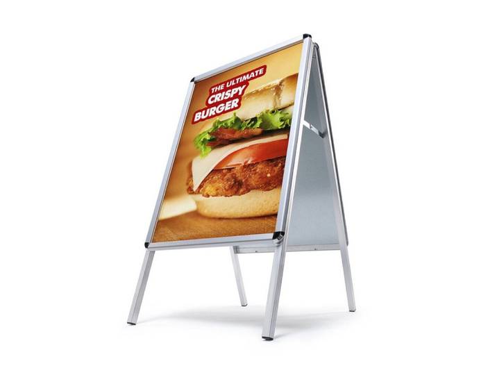 Showdown Displays Standregal Standard - 50x70cm - 32mm - Rondo - Aluminium - Silber, 1-tlg.