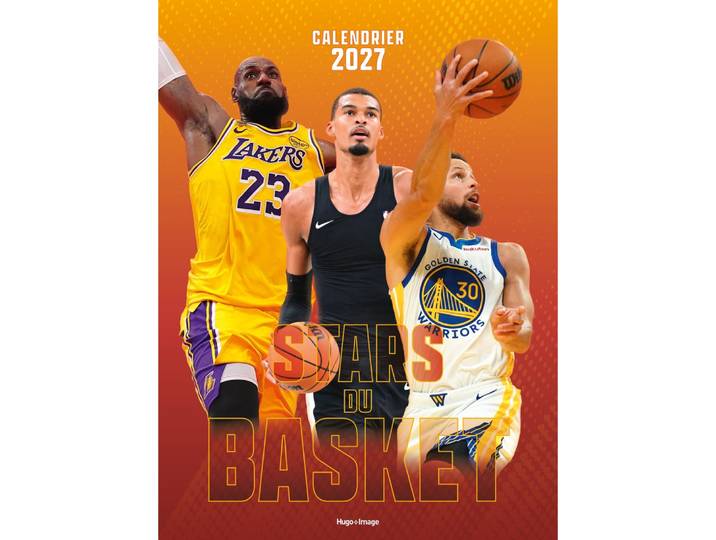 Calendrier mural Stars du basket 2027 (Broché)