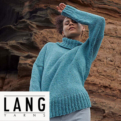 Strickanleitung – Pullover "Odessa" aus Lang Yarns Donegal Tweed+