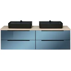 Pelipal Badmöbel-Set Leonardo Living Glas Metallic