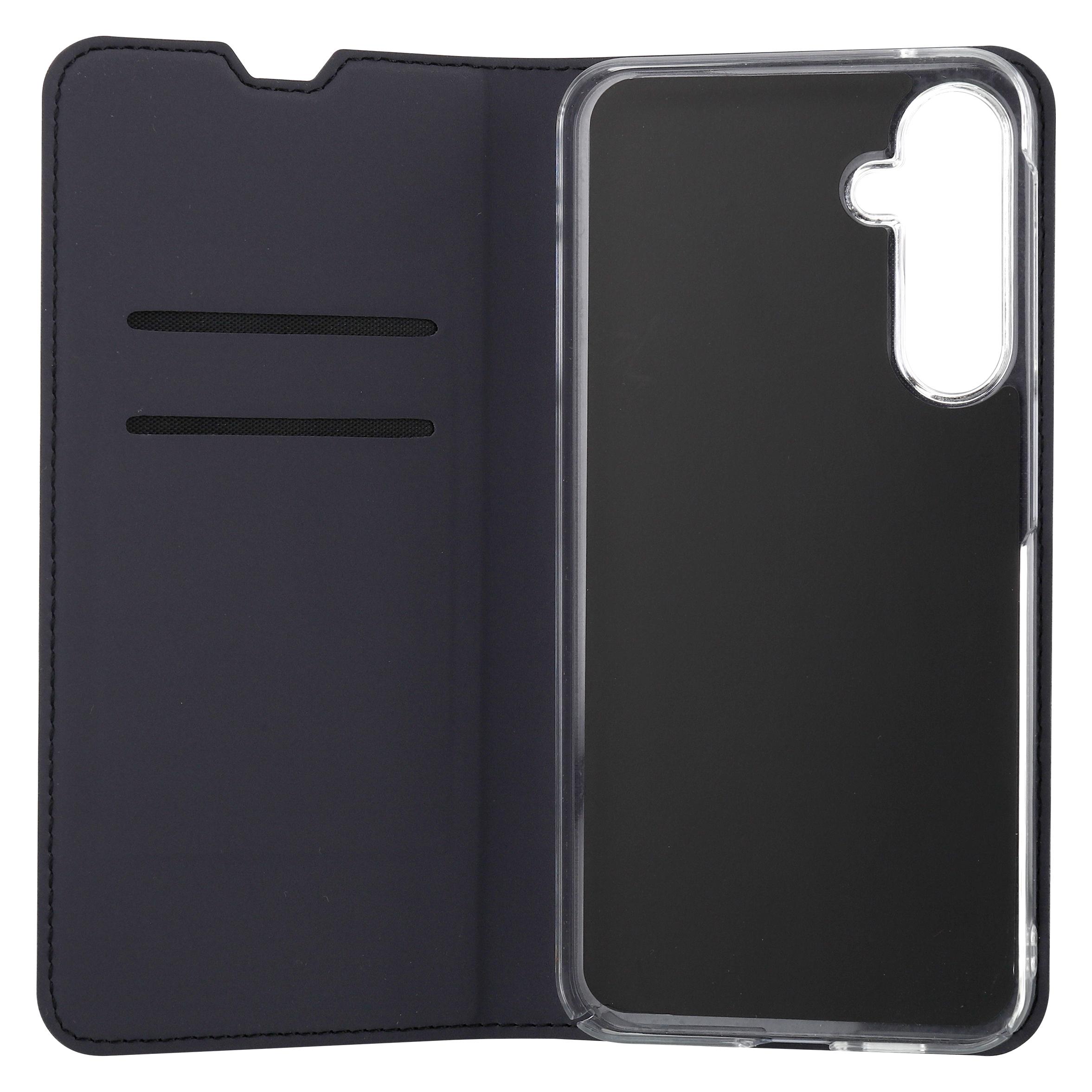 FoneKit BookCase -suojakotelo, Samsung Galaxy A15, musta (Samsung Galaxy A15) (DJS0751 bookcase galaxy A15)
