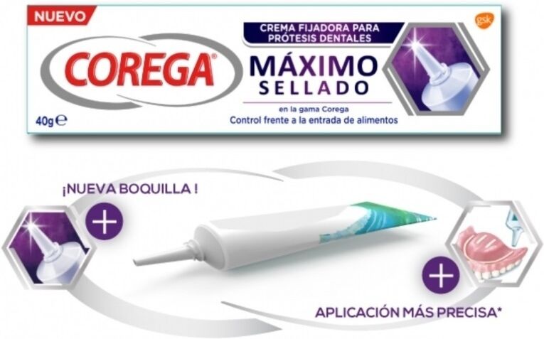 Corega Maximale Versiegelungs-Fixiercreme 40 Gr