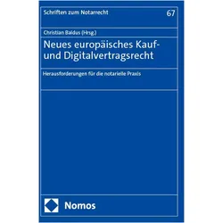 Neues europäisches Kauf- und Digitalver, Fachbücher von Christian Baldus