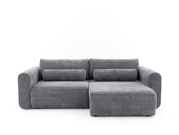Muffo Ecksofa MOTION, Lose Rückenpolster, Ein 2-in-1-Ecksofa, das sich in ein Sofa verwandeln lässt
