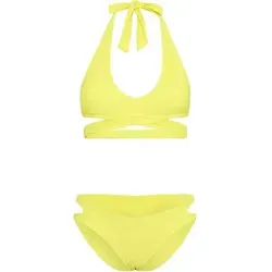 CHIEMSEE Damen Bikini, Größe 34A/B in Gelb Gelb