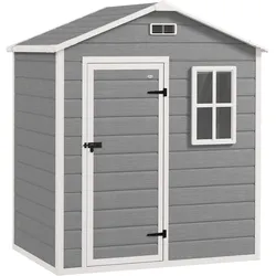 GERÄTEHAUS 1,9m2 182 x 121 x 200cm Geräteschuppen mit Satteldach Boden