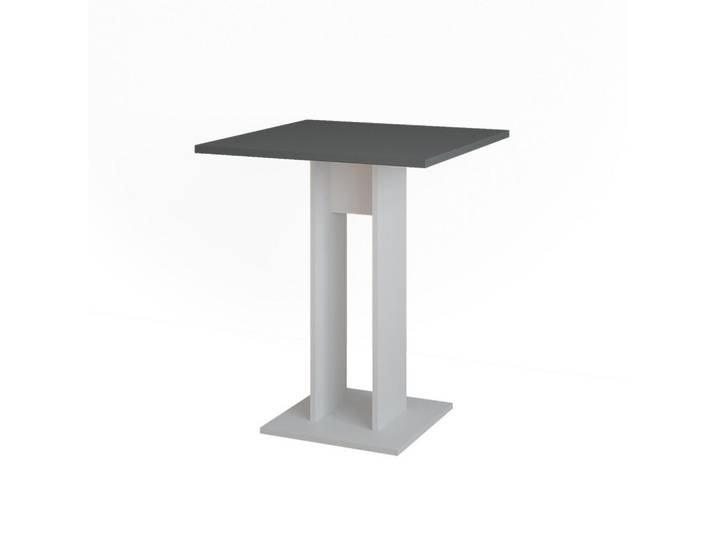 Vicco Esstisch Repose Weiß/Anthrazit 65 x 65 cm, Weiß, Anthrazit, Holzwerkstoff, Rechteckig, 65x78x65 cm, Esszimmer, Esstische