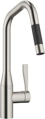 Dornbracht Sync Einhandmischer Pull-down 338758950 für Spültisch, mit Brausefunktion, platin matt
