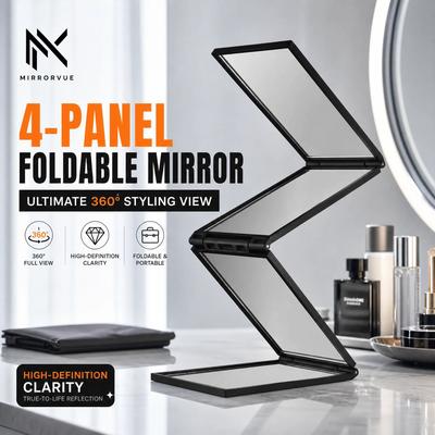 Uplift Picks 4 Sided Folding Mirror Portable Multi Angle Hair Styling Mirror 4 Sided Folding Mirror Portable Multi Angle Hair Styling Mirror