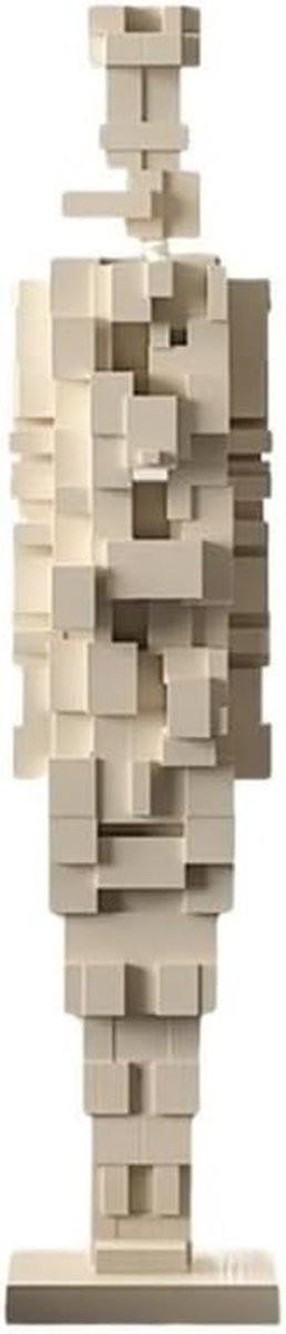Abstracte Beeldhouwkunst Wit Hars Figuur Ornament voor Woonkamer Decoratie B/D/H: 66 x 54 x 32 cm