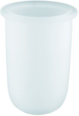 Grohe Bau Cosmopolitan Ersatzglas 40393000 für Toilettenbürstengarnitur, satin weiss