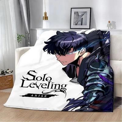 Uplift Picks Solo Leveling Flannel Throw Blanket Soft 3D Anime Sofa And Bed Cover 11 100x150 Cm