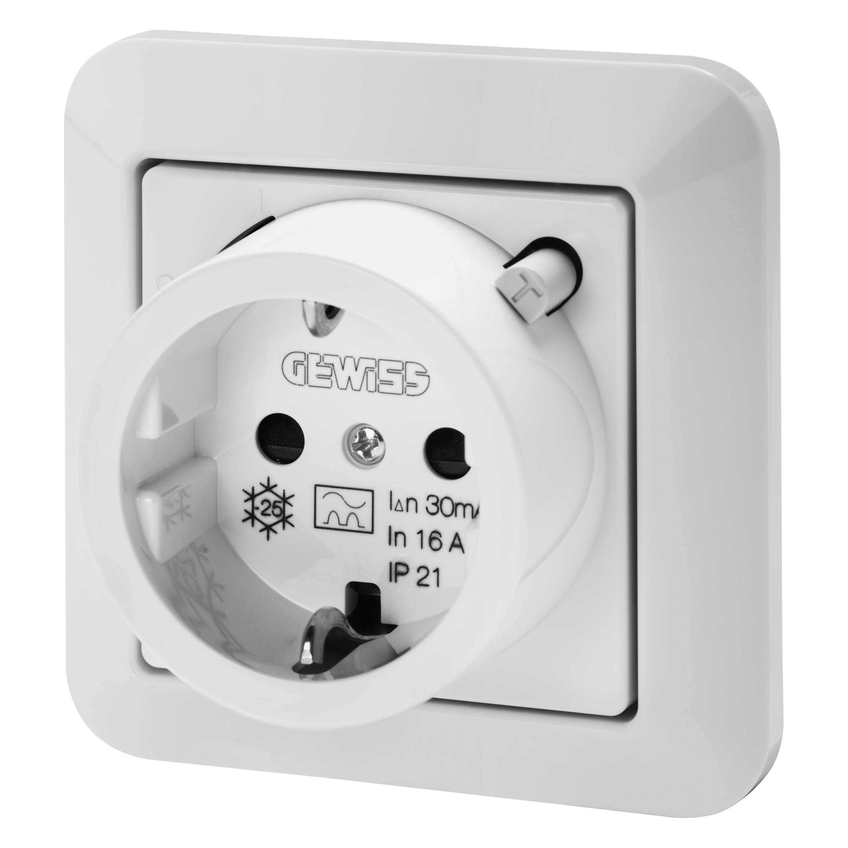 Gewiss GEWI FI-Sicherheitssteckdose (GW95522)