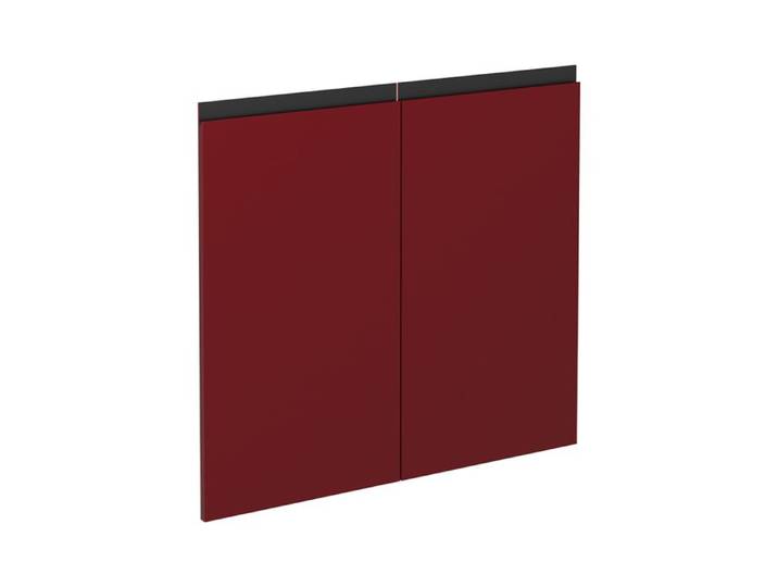 Façade de cuisine R-Line 79.2x71.3cm façade de meuble pour meuble sous-évier Rouge Vicco 39505