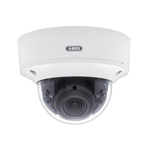 ABUS CAM IP Dome 8 MPX IP-camera met 2,8-12 mm lens, wit