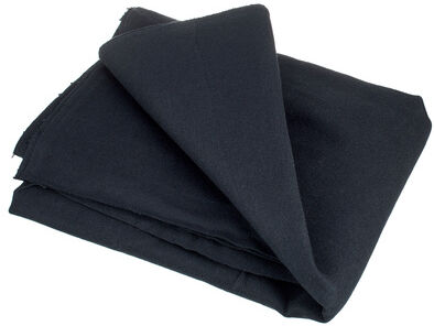 Stairville Euro Curtain 320g/m² Cut 5x3m Schwarz