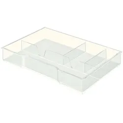 Leitz Schubladeneinsatz »5215« für Schubladenboxen transparent, 24.5x3.3x16.5 cm