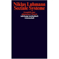 Soziale Systeme, Fachbücher von Niklas Luhmann