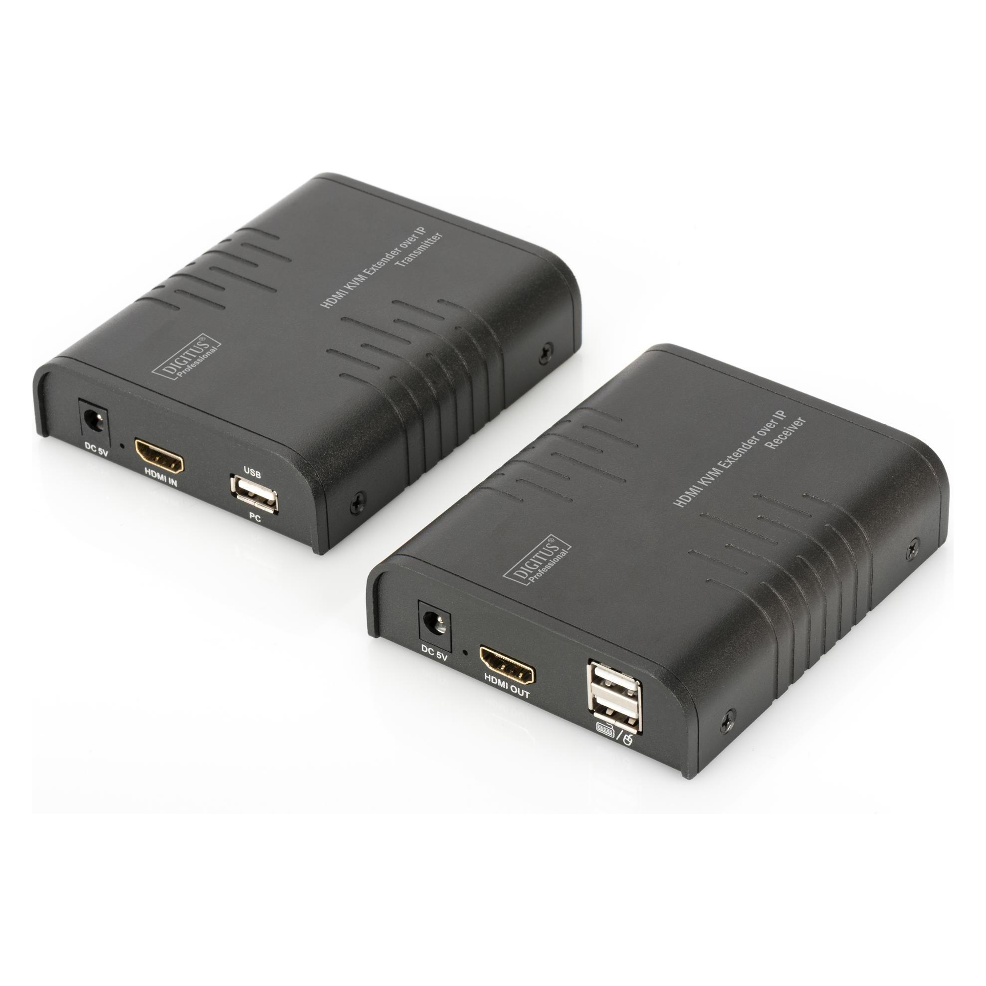 Digitus HDMI KVM Extender 120 m via Netzwerkkabel Cat 5 5E (DS-55202)