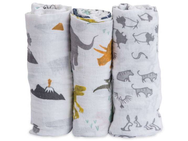 Pucktücher Dino Friends 3er-Set