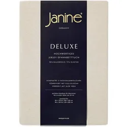 Janine Spannbetttuch Elastic-Jersey 5010 sand 200x200 cm