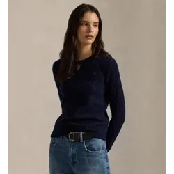 Polo Ralph Lauren für Damen. 211A91216003 Marineblauer Wollpullover (XS), Lässig, Wolle