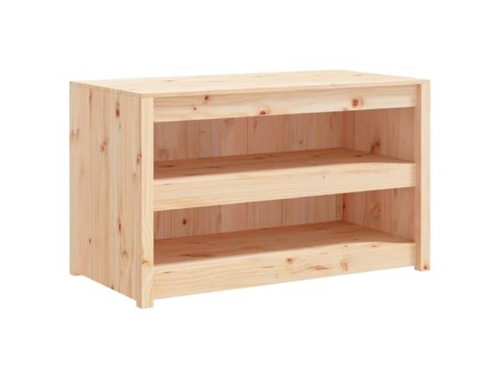 HKTMGDNG Outdoor Küchenschrank MEPPEL 106x55x64 cm Kiefernholz Modularer Gartenschrank aus unbehandeltem Massivholz bietet großzügigen Stauraum für Kochgeschirr auf der Terrasse.