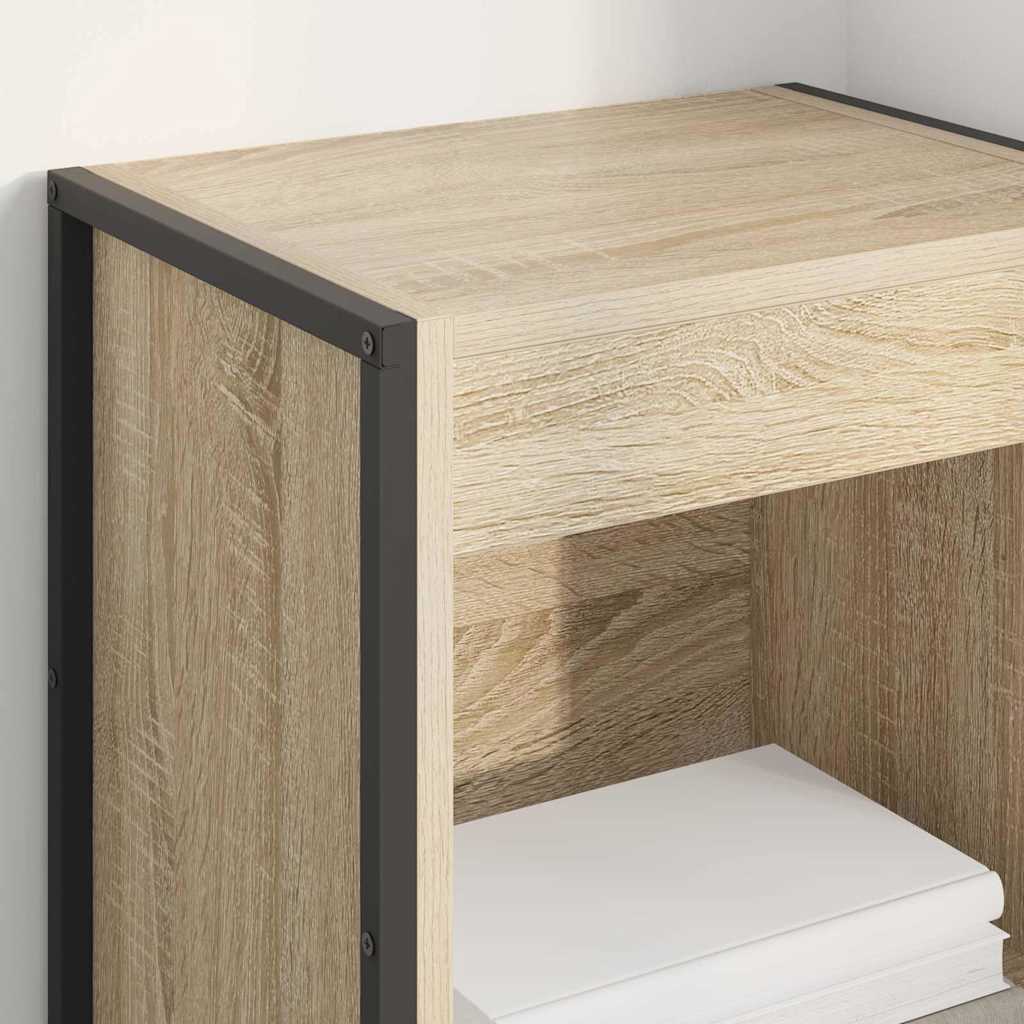 vidaXL Bibliothèque 40 x 30 x 121 cm Bois d'ingénierie Sonoma