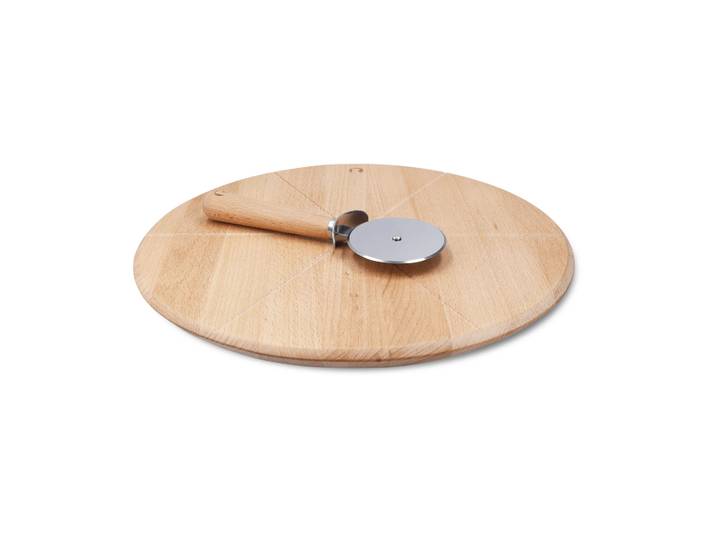 Rosendahl Planche à pizza et coupe-pizza Grand Cru Hêtre, Ø35 cm
