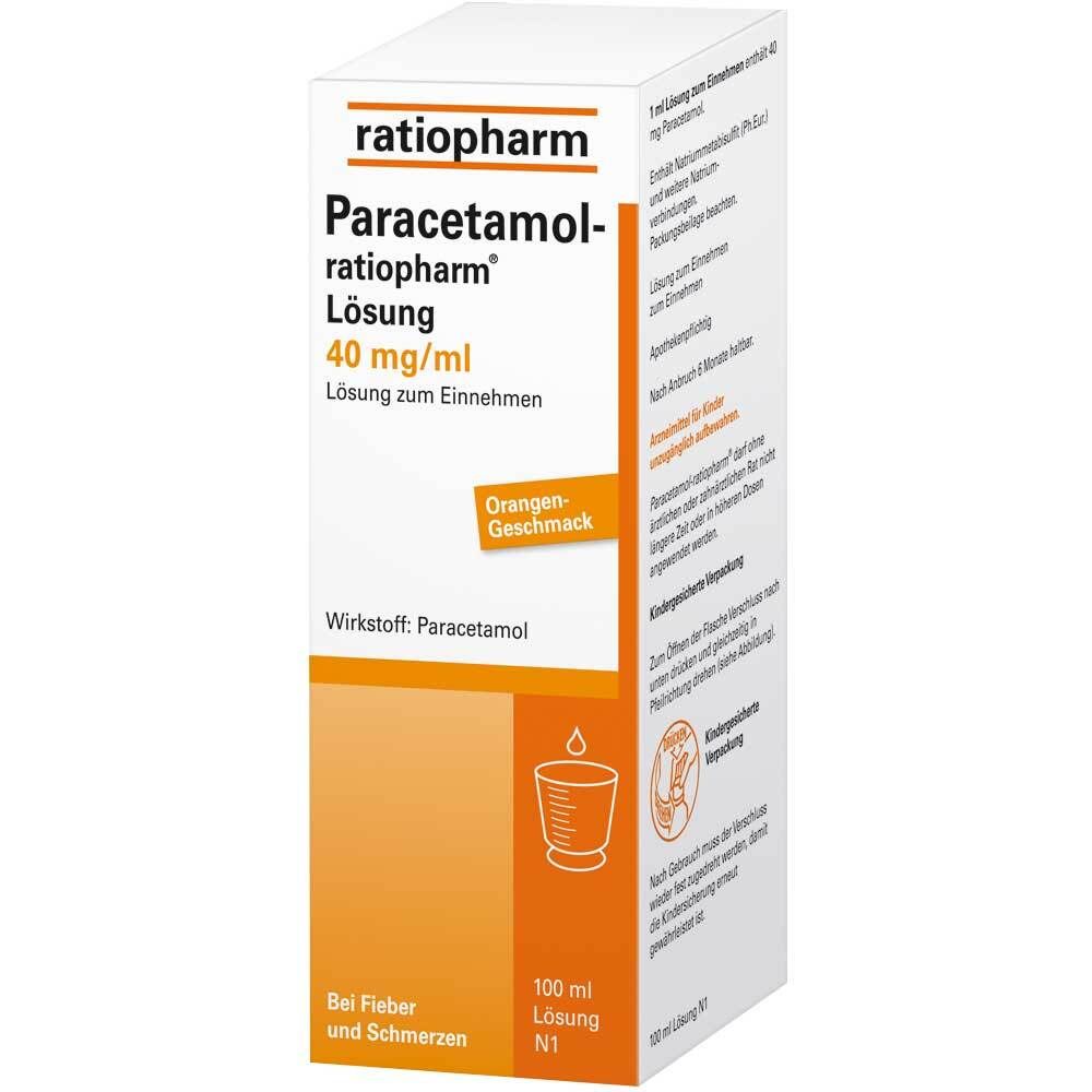 PARACETAMOL-ratiopharm Lösung 100 ml