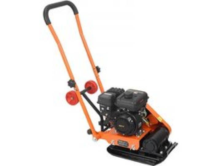 VEVOR benzine trilplaatverdichter, 2 pk (79 cc) motor, 5250 tpm, 8 kN verdichtingsdruk, 410x315 mm plaat, handbediende trilplaat voor bestrating, asfalt en funderingen