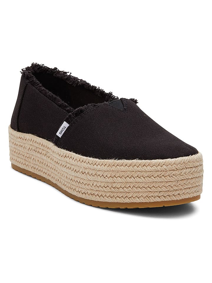 TOMS Espadrilles in Schwarz - 36