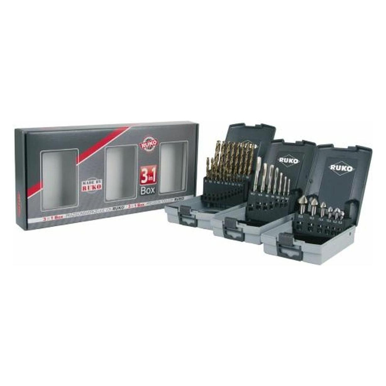 Ruko Metallbearbeitungsset 32-teilig 3 in 1 Box (131003)