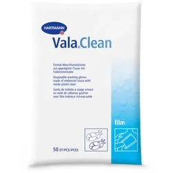 Hartmann ValaClean film Einmal-Waschhandschuhe, 23,5 x 15,5 cm, foliert 28 x 50 = 1400 Stück