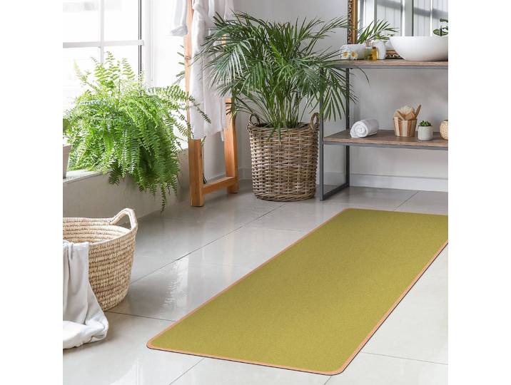 Läufer/Yogamatte Lindgrün Bambus 183 x 61cm Grün