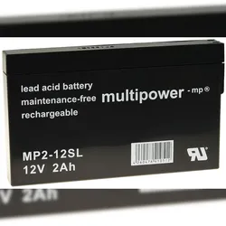 Bleiakku multipower MP2-12SL 12V
