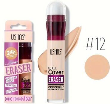 Inspire Select FlawlessCover Sponge Tip Concealer Long Lasting Liquid Foundation For Dark Circles & Blemishes 12