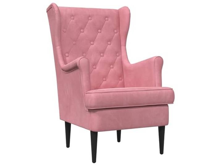 Heofavd Sessel Samt Polstersessel Fernsehsessel Lesesessel Rosa