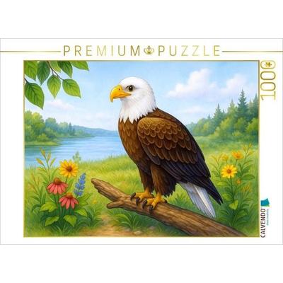 CALVENDO Puzzle Weißkopfseeadler | 1000 Teile Lege-Größe 64x48cm Foto-Puzzle für glückliche Stunden